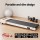 Artiss 360mm Electric Walking Pad Treadmill with 140cm Rustic Brown Standing Desk, Motorised Adjustable Frame