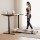 Artiss 360mm Electric Walking Pad Treadmill with 140cm Rustic Brown Standing Desk, Motorised Adjustable Frame