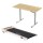 Artiss 2-in-1 Electric Treadmill & 140cm Adjustable Standing Desk, Eco-Friendly Oak, Bluetooth Control, Quiet Motor