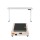 Artiss 2-in-1 Electric Treadmill & 140cm Adjustable Standing Desk, Bluetooth Control, Shock Absorption, Compact Design