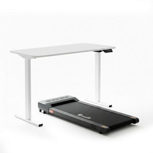 Artiss 2-in-1 Electric Treadmill & Standing Desk Combo, Adjustable Height 73-118cm, 140cm Desktop, Bluetooth Control