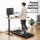 Artiss Electric Treadmill & 120cm Adjustable Standing Desk Combo - 1-10km/h Speed, Bluetooth, White/Natural Wood Finish