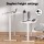 Artiss Electric Standing Desk with 120cm White Table and Everfit 10km/h Walking Pad, Adjustable Height, Home Office
