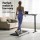 Artiss Automatic Standing Desk with 140x70cm White Desktop & 360mm Electric Treadmill Walking Pad, Height Adjustable