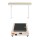 Artiss 2-in-1 Standing Desk & Treadmill Combo: Adjustable Oak Desk, 1-10km/h Walking Pad, Bluetooth, USB, Max Load 60kg