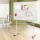 90x120cm Double-Sided Magnetic Whiteboard with Wheels, Easy-Clean Surface, Marker Tray, Eraser, Magnets, ABS Steel Frame