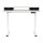 Artiss Electric Standing Desk 120cm Dual Motor Office Table with Shelf, Drawer, Digital Panel, White, Adjustable Height