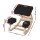 Artiss Ergonomic Kneeling Chair with Memory Foam, 120kg Capacity, Rocking Base, 43x71x56.5cm, Black for Home Office