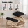 Artiss Ergonomic Kneeling Chair with Memory Foam, 120kg Capacity, Rocking Base, 43x71x56.5cm, Black for Home Office