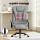 Artiss Executive Office Chair 4-Point Massage Recliner, Ergonomic Adjustable Linen Seat, 135° Recline, Grey, 150kg