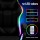 Artiss Gaming Office Chair Black - 12 RGB LED, 8-Point Massage, Recline 135°, PU Leather, Footrest, 150kg Capacity