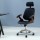 Artiss Wooden Office Chair, PU Leather Seat, Black, Adjustable, 360° Swivel, High Back, Chrome Base, Home Office