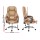 Artiss Executive Office Chair, PU Leather Recliner, Espresso, 67x67x126cm, High-Back, Adjustable, Ergonomic Design
