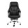 Artiss Executive Office Chair, PU Leather with Footrest, Black, Adjustable Height & Recline, Ergonomic Comfort