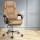 Artiss Executive Office Chair, PU Leather, Espresso, 67x67x126cm, High-Back, Reclining, Footrest, Ergonomic Design