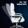 Artiss Executive Office Chair, PU Leather Recliner, High-Back, White, 67x67x126cm, Adjustable Comfort, Chrome Base