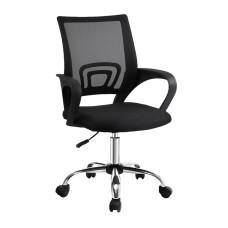 Artiss Cody Office Chair, Mesh, Mid Back, Black, Breathable & Ergonomic Design, Adjustable Height, 360° Swivel