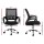 Artiss Cody Office Chair, Mesh, Mid Back, Black, Breathable & Ergonomic Design, Adjustable Height, 360° Swivel