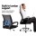 Artiss Cody Office Chair, Mesh, Mid Back, Black, Breathable & Ergonomic Design, Adjustable Height, 360° Swivel
