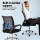 Artiss 2x Mid-Back Mesh Office Chair, Black - Breathable, Lumbar Support, 360° Swivel, Adjustable Height, Chrome Base
