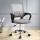 Artiss Mesh Office Chair, Mid-Back, Breathable Mesh, Grey - Ergonomic, Adjustable Height, 360° Swivel, Lumbar Support
