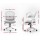 Artiss Galene Mesh Office Chair, Mid Back, Grey, Adjustable Height, Ergonomic Design, Breathable Comfort