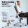 Artiss Galene 2x Grey Mesh Office Chair - Mid Back, Adjustable Height, Flip-Up Armrests, 360° Swivel, Breathable Comfort