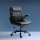 Artiss Executive Office Chair, PU Leather, Mid-Back, Black, 67x65x95-103cm, Ergonomic, Adjustable, Home Office Comfort