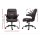 Artiss Executive Office Chair, PU Leather, Mid Back, Brown, 67x65x95-103cm, Ergonomic, Adjustable, High Comfort