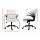Artiss Executive Office Chair, PU Leather, Mid Back, White, 67x65x95-103cm, Ergonomic Comfort & Stylish Design