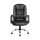 Artiss Executive Office Chair - Premium Black PU Leather, High-Back, Padded Comfort, Chrome Base, 360° Swivel
