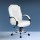 Artiss Executive Office Chair White PU Leather High Back Ergonomic Tilt Adjustable Swivel Chrome Base 120kg