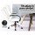 Artiss Executive Office Chair White PU Leather High Back Ergonomic Tilt Adjustable Swivel Chrome Base 120kg