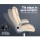 Artiss Kea Executive Office Chair Beige PU Leather, High Back, Lumbar Support, Tilt, Retractable Armrests, 150kg