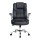Artiss Kea Executive Office Chair Black PU Leather, High Back, Lumbar Support, Tilt, Retractable Armrests, 150kg