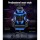 Artiss Gaming Office Chair Recliner with Footrest, Blue PVC Leather, 65x65x116-126cm - Ergonomic High-Back Comfort
