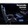Artiss Gaming Office Chair Recliner with Footrest, Blue PVC Leather, 65x65x116-126cm - Ergonomic High-Back Comfort