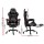 Artiss Comfy Gaming Office Chair - Grey PVC Leather, High-Back, Adjustable Height, Recliner with Footrest, 360° Swivel