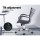 Artiss Office Chair - Mid Back PU Leather, 360° Swivel, Height & Tilt Adjustable, Chrome Base, Black Conference Seating