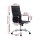 Artiss High Back Office Chair - Black PU Leather, 360° Swivel, Adjustable Height & Tilt, Chrome Base, Built-in Rack