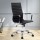 Artiss High Back Office Chair - Black PU Leather, 360° Swivel, Adjustable Height & Tilt, Chrome Base, Built-in Rack