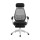 Artiss Mesh Office Chair Recliner, Black & White, Ergonomic Design with Built-in Storage, 150° Recline & Footrest