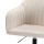 Artiss Cream Velvet Office Chair - Mid Back, 360° Swivel, Adjustable Height, Ergonomic Design, 1-Year Warranty