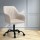 Artiss Cream Velvet Office Chair - Mid Back, 360° Swivel, Adjustable Height, Ergonomic Design, 1-Year Warranty
