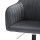Artiss Office Chair Velvet Seat Dark Grey, Mid Back Ergonomic Design, Adjustable Height, 63x63x84-96cm, 150kg Capacity