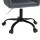 Artiss Office Chair Velvet Seat Dark Grey, Mid Back Ergonomic Design, Adjustable Height, 63x63x84-96cm, 150kg Capacity