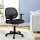 Artiss Mesh Office Chair Black Mid Back Ergonomic Desk Chair with Lumbar Support, Armrests, 50x48cm, Adjustable Height