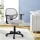 Artiss Mesh Office Chair Grey, Mid Back Ergonomic Computer Desk Chair with Lumbar Support, Adjustable Height, 50x48cm