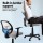 Artiss 2x Mesh Office Chair Grey, Mid Back, Adjustable Height, Lumbar Support, Ergonomic Desk Chair, 50x48x86-96cm