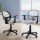 Artiss 2x Mesh Office Chair Grey, Mid Back, Adjustable Height, Lumbar Support, Ergonomic Desk Chair, 50x48x86-96cm